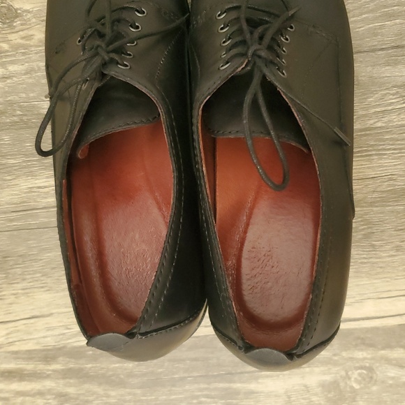 Dansko Pennie Oxford Block Heeled Shoes Size EU 40 Black Leather - Picture 16 of 16
